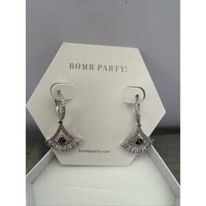 Bomb Party RBP5964 Royal Fanfare Bday Collection Feb 2023 Earrings New